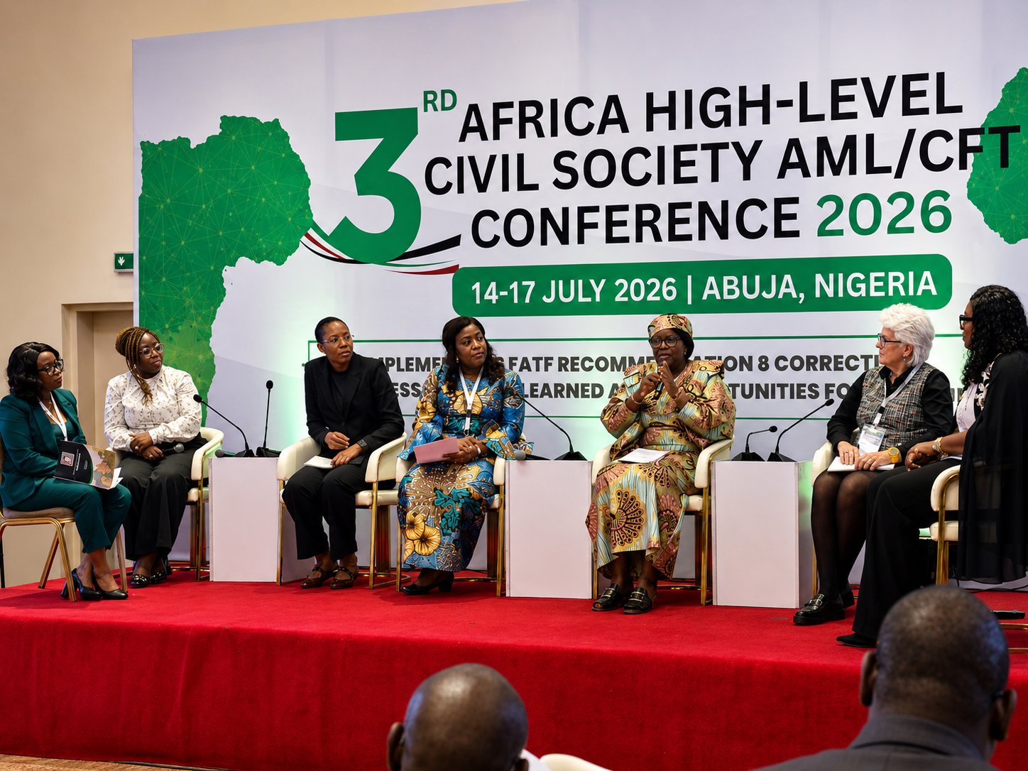 A panellist speaking during the Women in AML/CFT Africa plenary